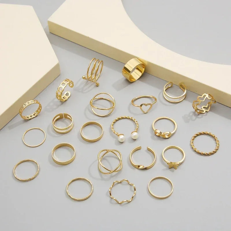 22 Sets Of Rings Butterfly
