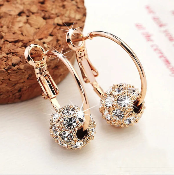 Zircon Pendant  Shiny Earrings