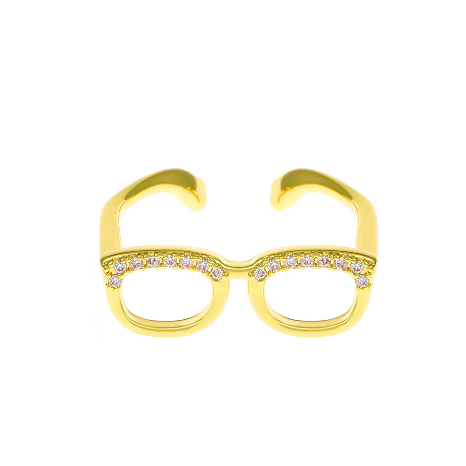 Glasses-shape Finger Ring