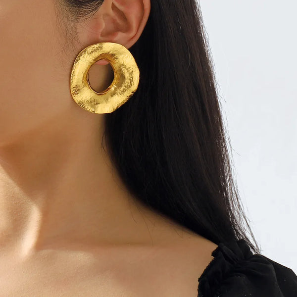 Large Circle Earrings