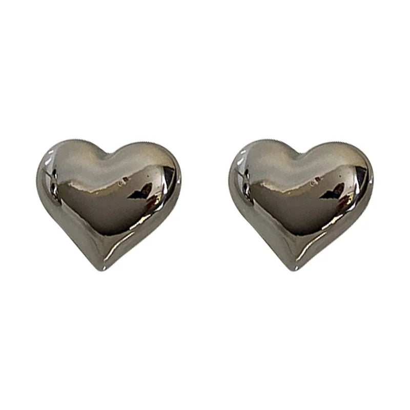 Heart Stud Earrings