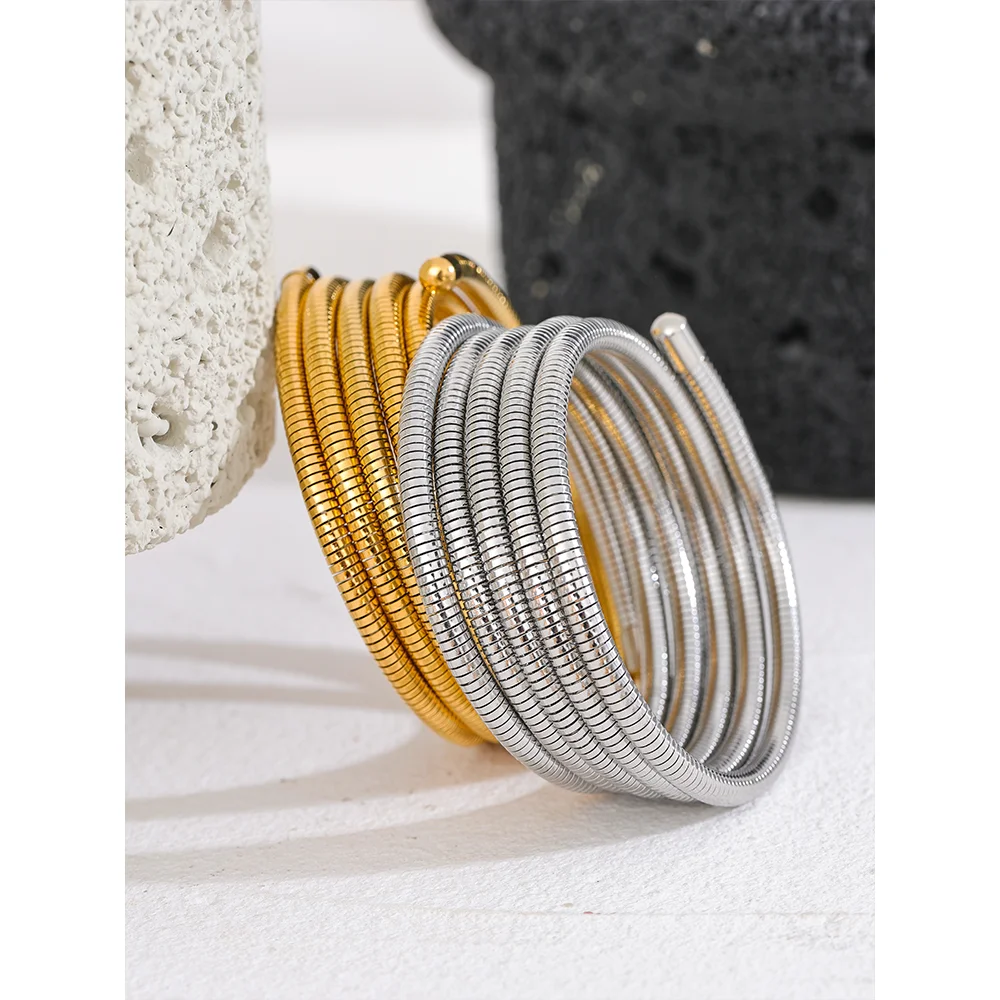 Yhpup Multi-Layer Wrap Arm Bracelet Bangle