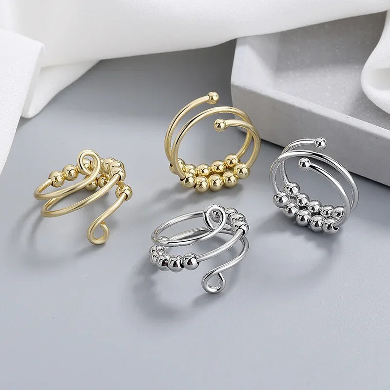 YILUOCD Rotate Beads Ring