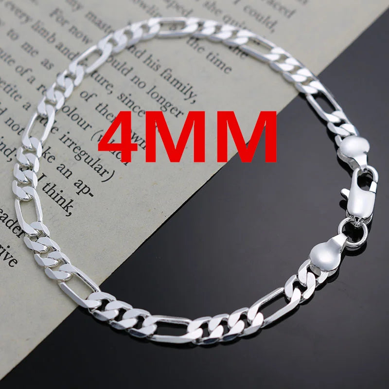 Noble new silver 4MM  Bracelet