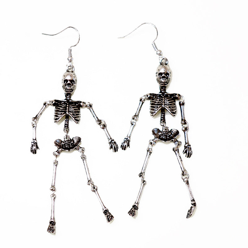 Women's Vintage Fashion Skull Shape Earrings
